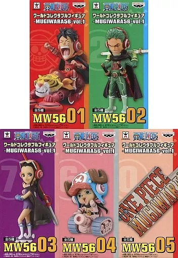 World Collectable Figure - One Piece / Luffy & Roronoa Zoro & Nico Robin & Tony Tony Chopper