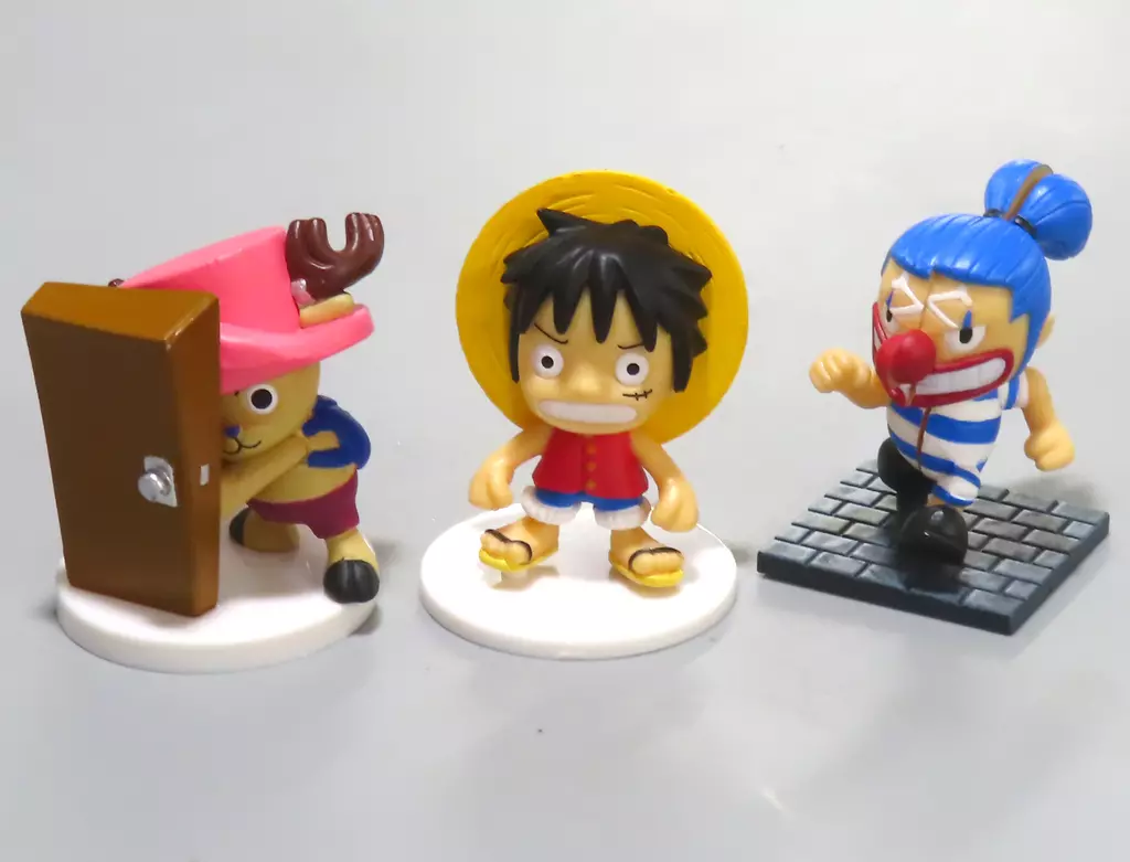 Figure - One Piece / Luffy & Tony Tony Chopper & Buggy