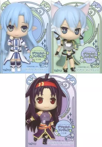 Figure - Prize Figure - Sword Art Online / Yuuki Asuna & Yuuki & Sinon (Asada Shino)