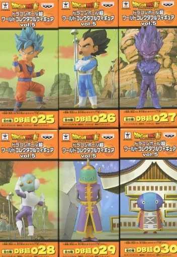 World Collectable Figure - Dragon Ball / Son Gokuu & Vegeta & Trunks & Jaco