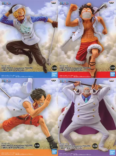Prize Figure - Figure - One Piece / Luffy & Sabo & Ace & Monkey D. Garp