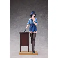 Figure (【特典】唐突に脱ぎだす天然美術教師 瑠美 illustration by けそシロウ 1/6 完成品フィギュア[Hanabee]《０９月予約》)
