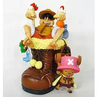 Figure - One Piece / Luffy & Tony Tony Chopper