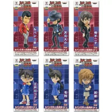 World Collectable Figure - Detective Conan (Case Closed) / Mine Fujiko & Edogawa Conan & Mouri Ran & Haibara Ai