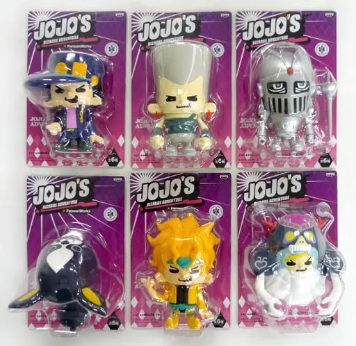 Sofubi Figure - JoJo's Bizarre Adventure / Kujo Jotaro & Jean-Pierre Polnareff