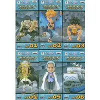 World Collectable Figure - One Piece / Luffy & Marco & Crocodile & Pacifista