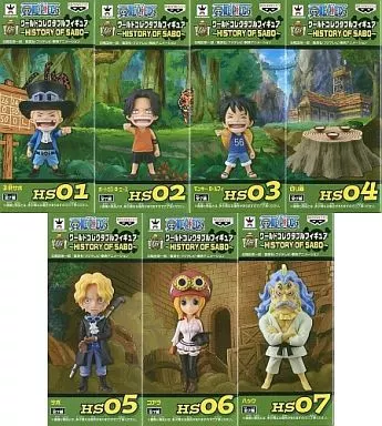 World Collectable Figure - One Piece / Luffy & Sabo & Ace & Koala