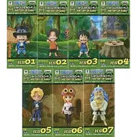 World Collectable Figure - One Piece / Luffy & Sabo & Ace & Koala