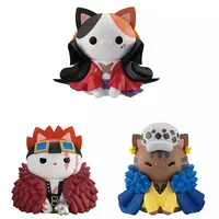 Sofubi Figure - One Piece / Luffy & Trafalgar Law & Eustass Kid