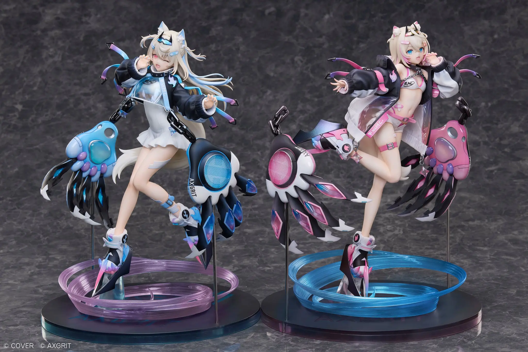 hololive English -Advent- Fuwawa Abyssgard & Mococo Abyssgard “AXGRIT” Ver. 1/7 Scale Figure