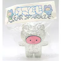 Sofubi Figure (クマども VINYL限定カラー クリアスパークル ソフビ人形)