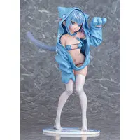 virtual illustrator Kanzarin kanzarin-chan: Cat-Eared Hoodie Ver. 1/6 Complete Figure