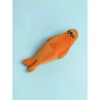 Sofubi Figure - 中空工房 (アザラシ(ORANGE) / FLOCKY Ver. ソフビフィギュア)