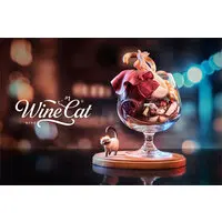 "Cats are Liquid" illustration by Karaage Toufu Scarlet Night Complete Figure