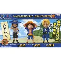 World Collectable Figure - One Piece / Sabo & Ace & Luffy