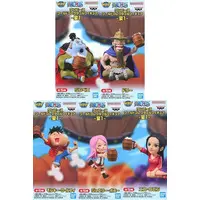 World Collectable Figure - One Piece / Jewelry Bonney & Jinbe & Nico Robin & Luffy